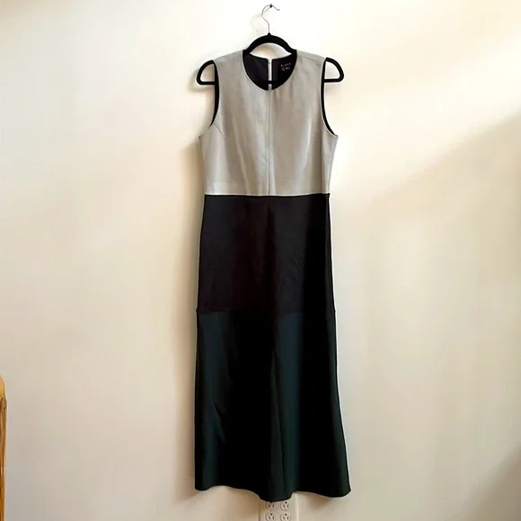 THEORY Colorblock Pattern Long/Maxi Sleeveless Dress THEORY Colorblock Pattern Long/Maxi Sleeveless Dress